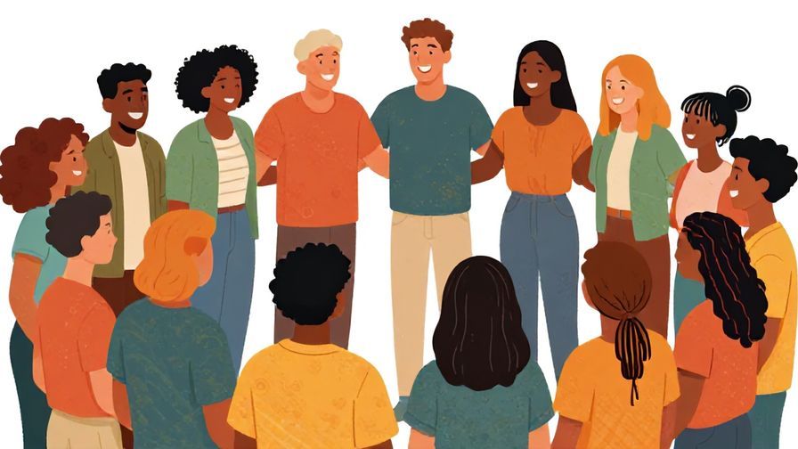 Illustration%20of%20diverse%20people%20smiling%20and%20standing%20together%20in%20a%20circle%2C%20vibrant%20colors%2C%20illustrated%20style