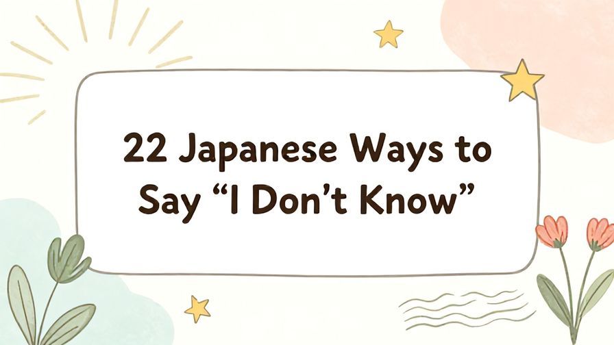 Illustration%20of%20playful%2C%20precise%2C%20sharp%20text%20%E2%80%9C22%20Japanese%20Ways%20to%20Say%20%E2%80%9CI%20Don%E2%80%99t%20Know%E2%80%9D%E2%80%9D%2C%20centered%20inside%20a%20thin%20rounded%20rectangle.%20Soft%2C%20hand-drawn%20elements%20including%20Florals%2C%20Gentle%20waves%2C%20Floating%20leaves%2C%20Stars%2C%20Light%20rays%20are%20placed%20outside%20the%20rectangle%2C%20loosely%20arranged%20and%20asymmetrical.%20Set%20on%20a%20soft%20pastel%20multicolor%20background%20with%20visible%20white%2Fivory%20space%2C%20light%20and%20airy.