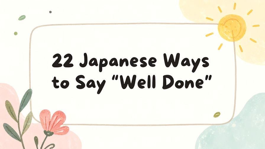 Illustration%20of%20playful%2C%20precise%2C%20sharp%20text%20%E2%80%9C22%20Japanese%20Ways%20to%20Say%20%E2%80%9CWell%20Done%E2%80%9D%E2%80%9D%2C%20centered%20inside%20a%20thin%20rounded%20rectangle.%20Soft%2C%20hand-drawn%20elements%20including%20Florals%2C%20Sun%20rays%2C%20Floating%20leaves%20are%20placed%20outside%20the%20rectangle%2C%20loosely%20arranged%20and%20asymmetrical.%20Set%20on%20a%20soft%20pastel%20multicolor%20background%20with%20visible%20white%2Fivory%20space%2C%20light%20and%20airy.