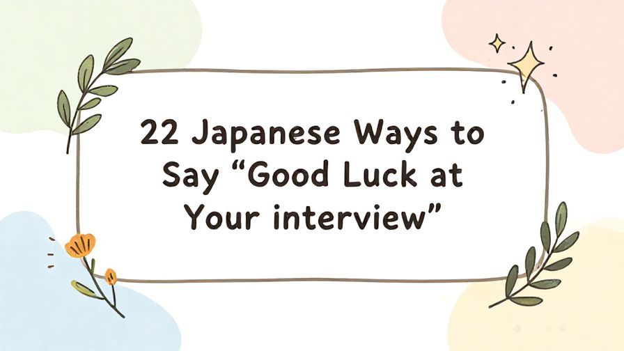 Illustration%20of%20playful%2C%20precise%2C%20sharp%20text%20%E2%80%9C22%20Japanese%20Ways%20to%20Say%20%E2%80%9CGood%20Luck%20at%20Your%20Interview%E2%80%9D%E2%80%9D%2C%20centered%20inside%20a%20thin%20rounded%20rectangle.%20Soft%2C%20hand-drawn%20elements%20including%20Florals%2C%20Olive%20branches%2C%20Stars%2C%20Light%20rays%20are%20placed%20outside%20the%20rectangle%2C%20loosely%20arranged%20and%20asymmetrical.%20Set%20on%20a%20soft%20pastel%20multicolor%20background%20with%20visible%20white%2Fivory%20space%2C%20light%20and%20airy.