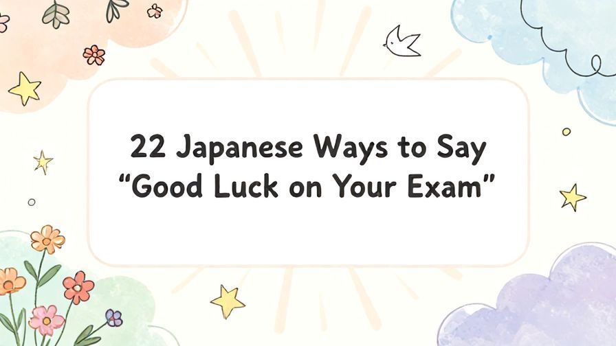 Illustration%20of%20playful%2C%20precise%2C%20sharp%20text%20%E2%80%9C22%20Japanese%20Ways%20to%20Say%20%E2%80%9CGood%20Luck%20on%20Your%20Exam%E2%80%9D%E2%80%9D%2C%20centered%20inside%20a%20thin%20rounded%20rectangle.%20Soft%2C%20hand-drawn%20elements%20including%20Florals%2C%20Light%20rays%2C%20Doves%2C%20Stars%2C%20Heavenly%20clouds%20are%20placed%20outside%20the%20rectangle%2C%20loosely%20arranged%20and%20asymmetrical.%20Set%20on%20a%20soft%20pastel%20multicolor%20background%20with%20visible%20white%2Fivory%20space%2C%20light%20and%20airy.