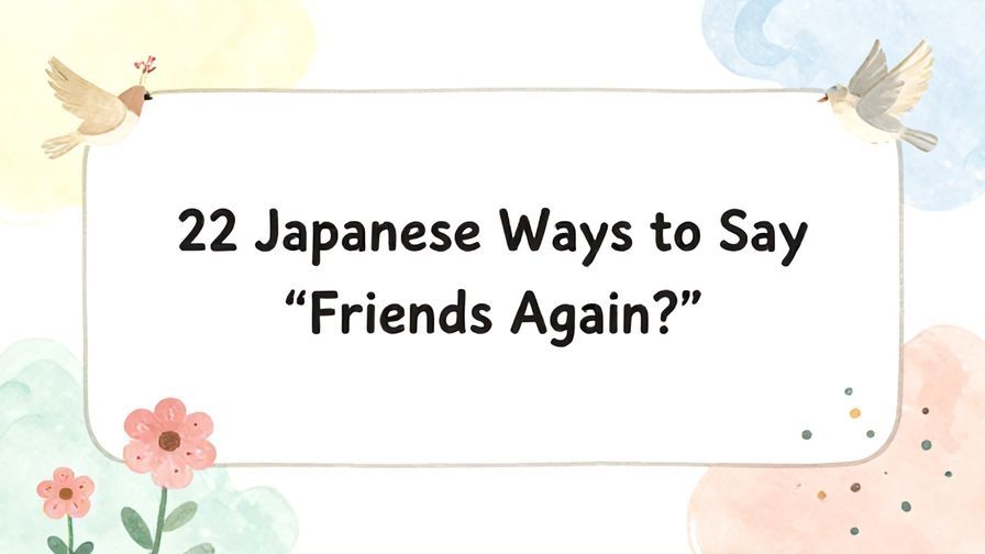 Illustration%20of%20playful%2C%20precise%2C%20sharp%20text%20%E2%80%9C22%20Japanese%20Ways%20to%20Say%20%E2%80%9CFriends%20Again%3F%E2%80%9D%E2%80%9D%2C%20centered%20inside%20a%20thin%20rounded%20rectangle.%20Soft%2C%20hand-drawn%20elements%20including%20Florals%2C%20Gentle%20waves%2C%20Doves%20are%20placed%20outside%20the%20rectangle%2C%20loosely%20arranged%20and%20asymmetrical.%20Set%20on%20a%20soft%20pastel%20multicolor%20background%20with%20visible%20white%2Fivory%20space%2C%20light%20and%20airy.