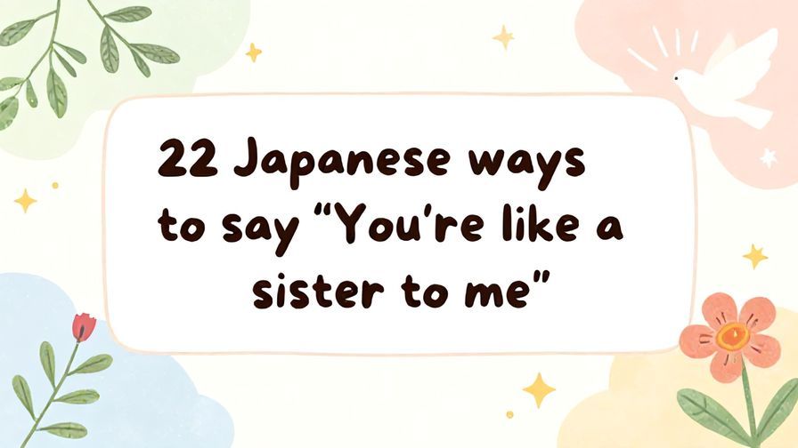Illustration%20of%20playful%2C%20precise%2C%20sharp%20text%20%E2%80%9C22%20Japanese%20ways%20to%20say%20%E2%80%9CYou%E2%80%99re%20like%20a%20sister%20to%20me%E2%80%9D%E2%80%9D%2C%20centered%20inside%20a%20thin%20rounded%20rectangle.%20Soft%2C%20hand-drawn%20elements%20including%20Florals%2C%20Floating%20leaves%2C%20Doves%2C%20Light%20rays%2C%20Stars%20are%20placed%20outside%20the%20rectangle%2C%20loosely%20arranged%20and%20asymmetrical.%20Set%20on%20a%20soft%20pastel%20multicolor%20background%20with%20visible%20white%2Fivory%20space%2C%20light%20and%20airy.