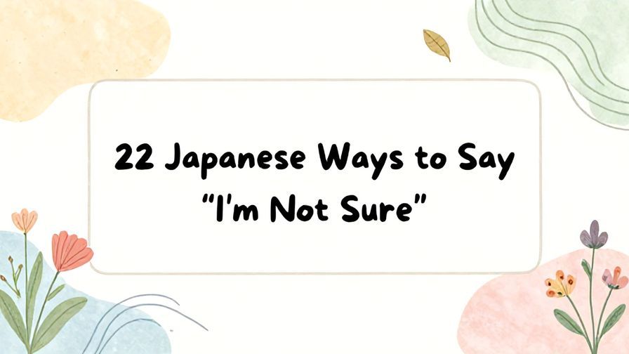 Illustration%20of%20playful%2C%20precise%2C%20sharp%20text%20%E2%80%9C22%20Japanese%20Ways%20to%20Say%20%E2%80%9CI%27m%20Not%20Sure%E2%80%9D%E2%80%9D%2C%20centered%20inside%20a%20thin%20rounded%20rectangle.%20Soft%2C%20hand-drawn%20elements%20including%20Florals%2C%20Gentle%20waves%2C%20Floating%20leaves%20are%20placed%20outside%20the%20rectangle%2C%20loosely%20arranged%20and%20asymmetrical.%20Set%20on%20a%20soft%20pastel%20multicolor%20background%20with%20visible%20white%2Fivory%20space%2C%20light%20and%20airy.