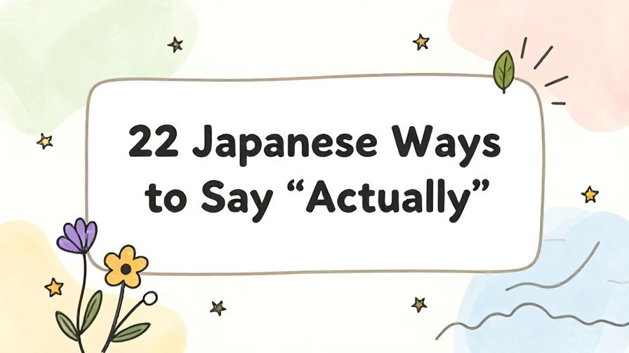 Illustration%20of%20playful%2C%20precise%2C%20sharp%20text%20%E2%80%9C22%20Japanese%20Ways%20to%20Say%20%E2%80%9CActually%E2%80%9D%E2%80%9D%2C%20centered%20inside%20a%20thin%20rounded%20rectangle.%20Soft%2C%20hand-drawn%20elements%20including%20Florals%2C%20Gentle%20waves%2C%20Stars%2C%20Light%20rays%2C%20Floating%20leaves%20are%20placed%20outside%20the%20rectangle%2C%20loosely%20arranged%20and%20asymmetrical.%20Set%20on%20a%20soft%20pastel%20multicolor%20background%20with%20visible%20white%2Fivory%20space%2C%20light%20and%20airy.