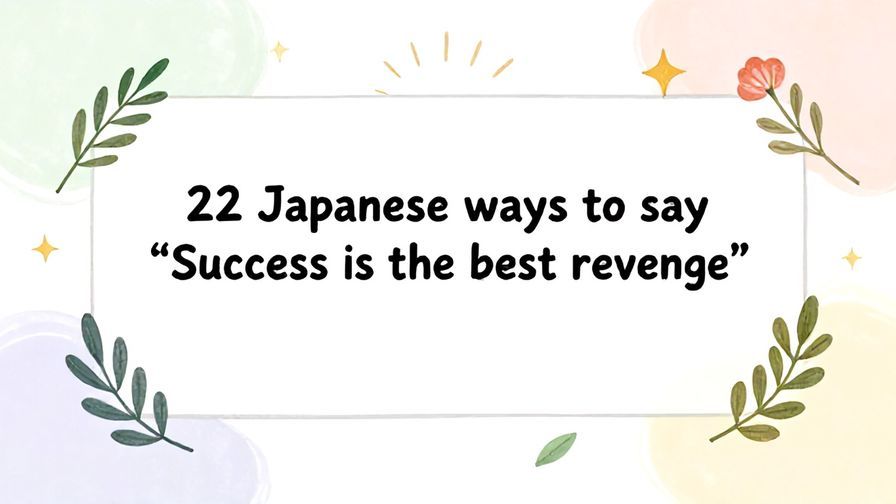 Illustration%20of%20playful%2C%20precise%2C%20sharp%20text%20%E2%80%9C22%20Japanese%20ways%20to%20say%20%E2%80%9CSuccess%20is%20the%20best%20revenge%E2%80%9D%E2%80%9D%2C%20centered%20inside%20a%20thin%20rounded%20rectangle.%20Soft%2C%20hand-drawn%20elements%20including%20Florals%2C%20Olive%20branches%2C%20Stars%2C%20Light%20rays%2C%20Floating%20leaves%20are%20placed%20outside%20the%20rectangle%2C%20loosely%20arranged%20and%20asymmetrical.%20Set%20on%20a%20soft%20pastel%20multicolor%20background%20with%20visible%20white%2Fivory%20space%2C%20light%20and%20airy.