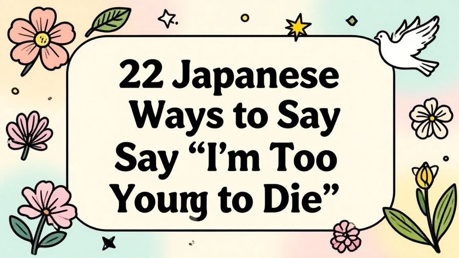 Illustration%20of%20playful%2C%20precise%2C%20sharp%20text%20%E2%80%9C22%20Japanese%20Ways%20to%20Say%20%E2%80%9CI%27m%20Too%20Young%20to%20Die%E2%80%9D%E2%80%9D%2C%20centered%20inside%20a%20thin%20rounded%20rectangle.%20Soft%2C%20hand-drawn%20elements%20including%20Florals%2C%20Floating%20leaves%2C%20Doves%2C%20Stars%2C%20Light%20rays%20are%20placed%20outside%20the%20rectangle%2C%20loosely%20arranged%20and%20asymmetrical.%20Set%20on%20a%20soft%20pastel%20multicolor%20background%20with%20visible%20white%2Fivory%20space%2C%20light%20and%20airy.