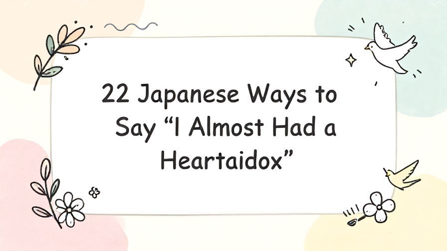Illustration%20of%20playful%2C%20precise%2C%20sharp%20text%20%E2%80%9C22%20Japanese%20Ways%20to%20Say%20%E2%80%9CI%20Almost%20Had%20a%20Heart%20Attack%E2%80%9D%E2%80%9D%2C%20centered%20inside%20a%20thin%20rounded%20rectangle.%20Soft%2C%20hand-drawn%20elements%20including%20Florals%2C%20Gentle%20waves%2C%20Doves%2C%20Stars%2C%20Light%20rays%20are%20placed%20outside%20the%20rectangle%2C%20loosely%20arranged%20and%20asymmetrical.%20Set%20on%20a%20soft%20pastel%20multicolor%20background%20with%20visible%20white%2Fivory%20space%2C%20light%20and%20airy.