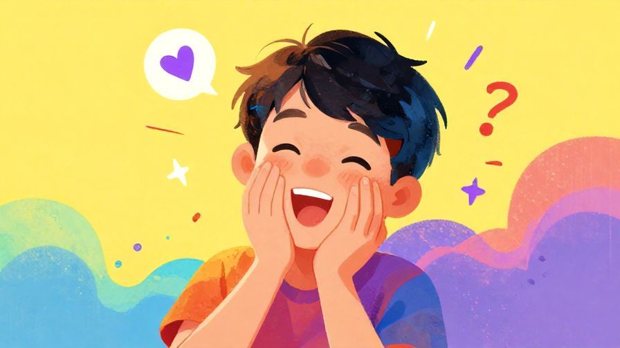 Illustration%20of%20someone suddenly remembering something and brightening up, vibrant colors, illustrated style