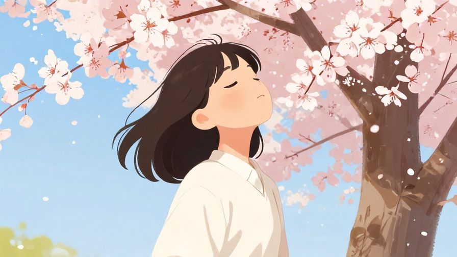 Illustration%20of%20someone%20taking%20a%20deep%20breath%20outside%20next%20to%20cherry%20blossom%20trees%2C%20looking%20relieved%20and%20calm.%20Bright%20spring%20colors%2C%20illustrated%20style