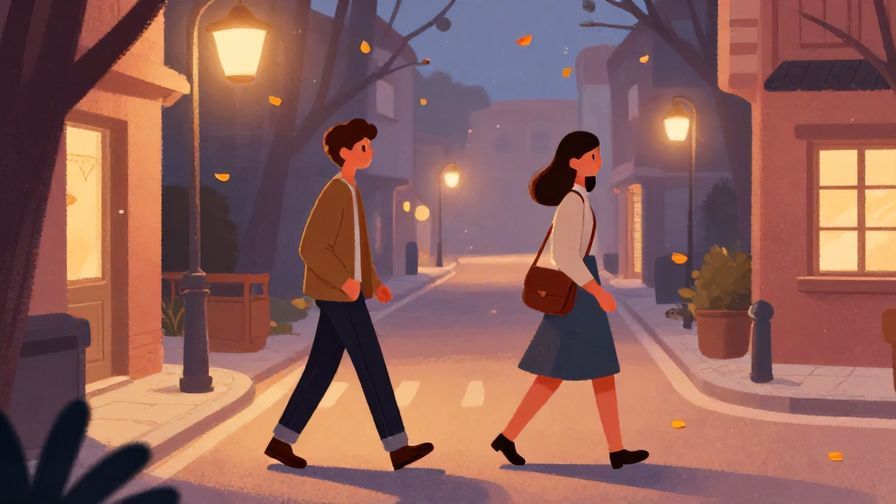 Illustration%20of%20two friends gently stepping apart on a softly lit street at dusk, with warm colors and falling leaves