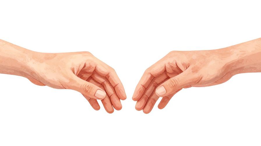 Illustration%20of%20two hands separating gently with soft colors, symbolizing separation of issues, illustrated style