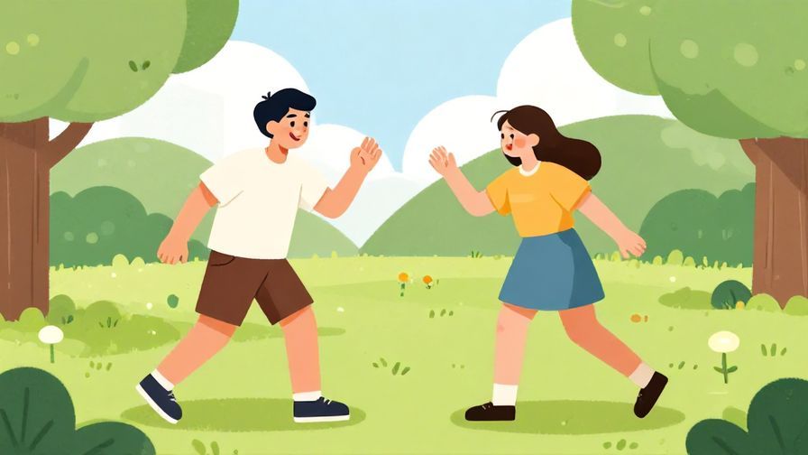 Illustration%20of%20two people playfully teasing each other in a park, cheerful and casual atmosphere