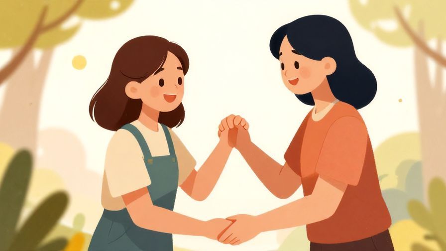 Illustration%20of%20two women helping each other in daily life with a bright and hopeful background
