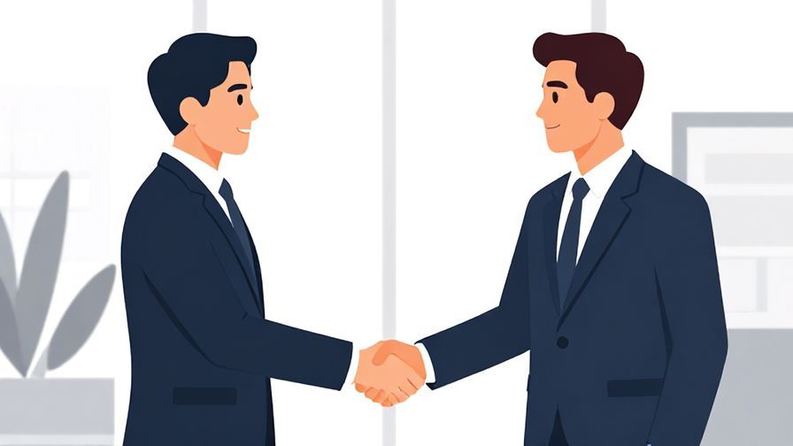 Illustration%20of%20two%20businesspeople%20shaking%20hands%20in%20agreement%2C%20formal%20office%20background%2C%20illustrated%20style