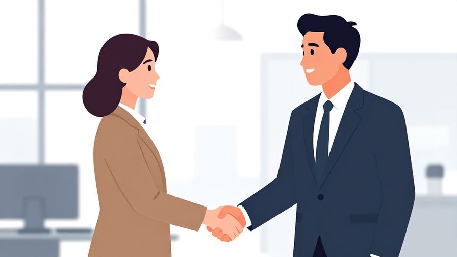 Illustration%20of%20two%20businesspeople%20shaking%20hands%20with%20polite%20smiles%2C%20modern%20office%20background%2C%20illustrated%20style