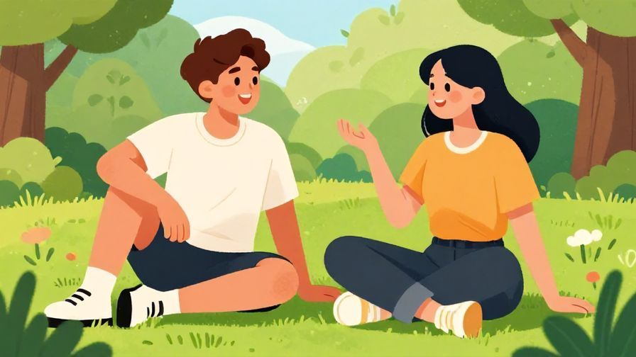 Illustration%20of%20two%20friends%20chatting%20casually%20in%20a%20park%20with%20relaxed%20body%20language%20and%20smiling%20faces%2C%20vibrant%20colors%2C%20illustrated%20style