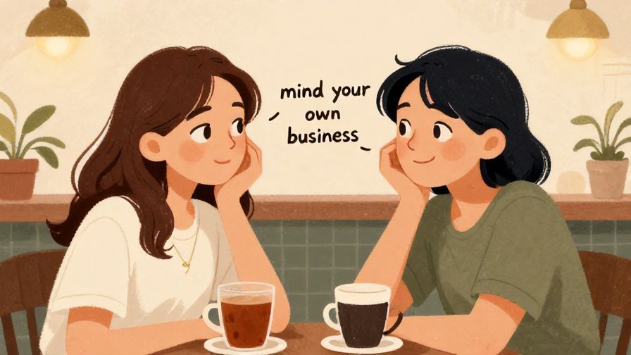 Illustration%20of%20two%20friends%20chatting%20in%20a%20cozy%20cafe%20with%20one%20giving%20a%20gentle%20side%20eye%20and%20smiling%20as%20if%20saying%20"mind%20your%20own%20business"%20playfully%2C%20illustrated%20style%2C%20warm%20colors