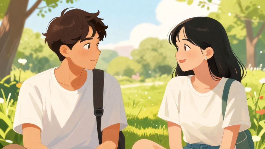 Illustration%20of%20two%20friends%20chatting%20in%20a%20park%2C%20one%20giving%20a%20small%20smile%20and%20winking%20lightly%2C%20bright%20daylight%2C%20illustrated%20style