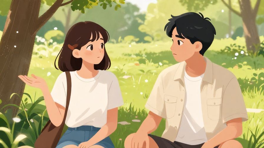 Illustration%20of%20two%20friends%20chatting%20in%20a%20park%2C%20one%20shrugging%20with%20a%20doubtful%20expression%2C%20soft%20sunlight%2C%20illustrated%20style