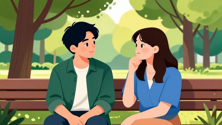 Illustration%20of%20two%20friends%20chatting%20with%20one%20looking%20thoughtful%2C%20a%20park%20with%20trees%20and%20soft%20lighting%2C%20vibrant%20colors%2C%20illustrated%20style