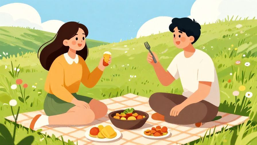 Illustration%20of%20two%20friends%20cheerfully%20inviting%20each%20other%20to%20eat%20together%2C%20picnic%20scene%2C%20bright%20colors%2C%20illustrated%20style
