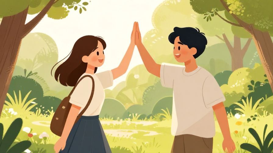 Illustration%20of%20two%20friends%20giving%20each%20other%20a%20high-five%20in%20a%20park%2C%20warm%20sunlight%20and%20greenery%20around