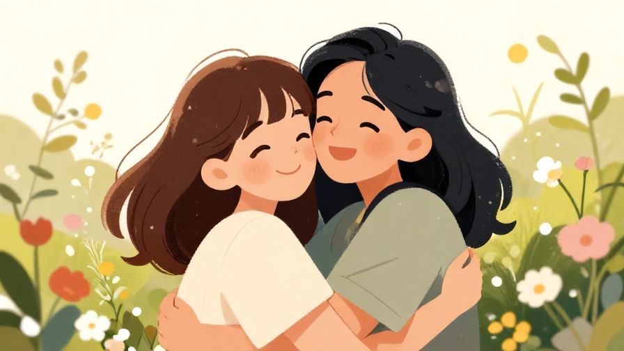 Illustration%20of%20two%20friends%20hugging%20with%20joy%20after%20meeting%2C%20surrounded%20by%20soft%20garden%20flowers%20and%20sunlight%2C%20illustrated%20style