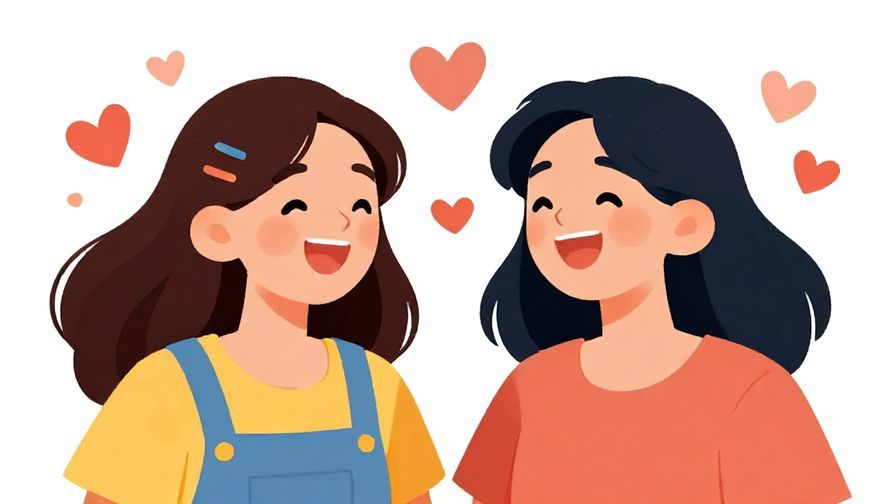 Illustration%20of%20two%20friends%20laughing%20and%20sharing%20a%20moment%20of%20joy%2C%20with%20hearts%20floating%20around%20them%2C%20bright%20and%20colorful%20setting