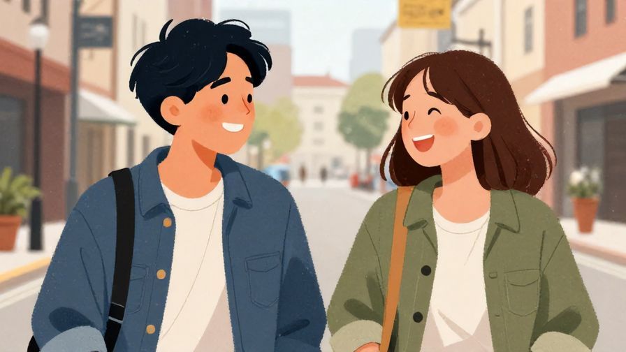 Illustration%20of%20two%20friends%20laughing%20and%20chatting%20in%20an%20urban%20street%20setting%2C%20casual%20and%20friendly%20expressions%2C%20illustrated%20style