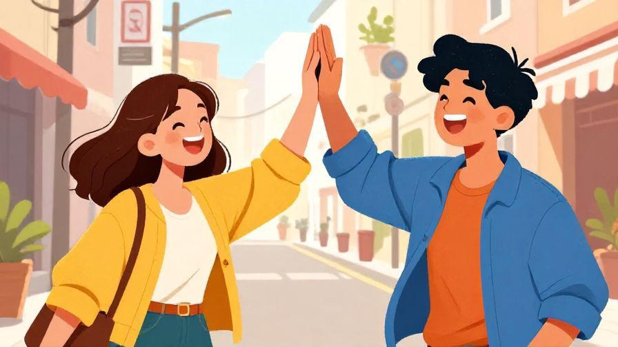 Illustration%20of%20two%20friends%20laughing%20and%20high-fiving%20in%20a%20street%20setting%2C%20vibrant%20colors%2C%20illustrated%20style