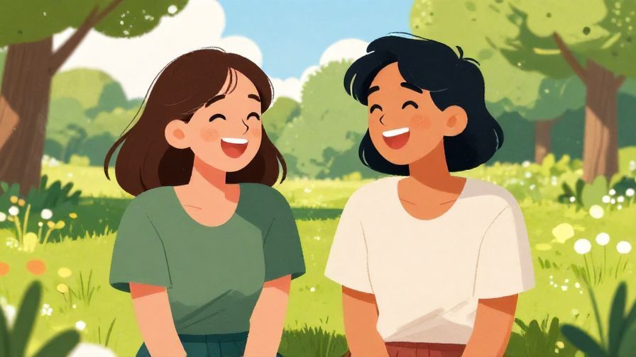 Illustration%20of%20two%20friends%20laughing%20together%20in%20a%20park%20with%20sunny%20weather%2C%20vibrant%20colors%2C%20illustrated%20style