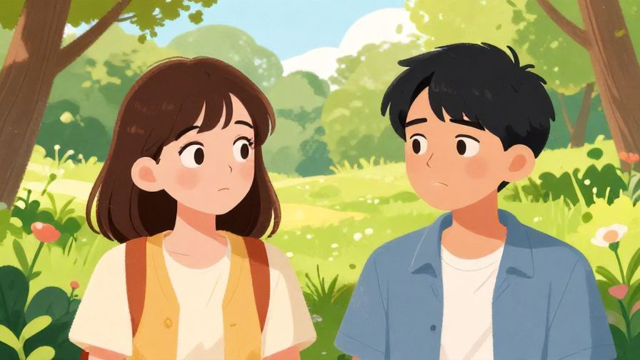 Illustration%20of%20two%20friends%20looking%20at%20each%20other%20in%20disbelief%20with%20raised%20eyebrows%20in%20a%20sunny%20park%2C%20vibrant%20colors%2C%20illustrated%20style