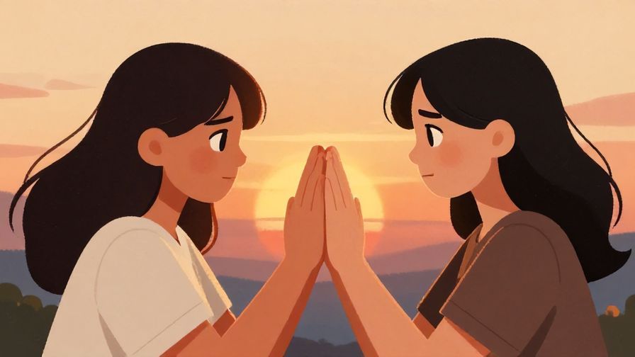 Illustration%20of%20two%20friends%20making%20a%20strong%20promise%20with%20determined%20expressions%2C%20sunset%20background%2C%20illustrated%20style