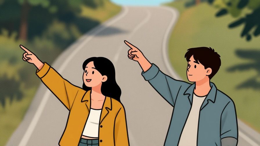 Illustration%20of%20two%20friends%20pointing%20at%20two%20possible%20paths%2C%20one%20with%20a%20smile%20and%20the%20other%20looking%20thoughtful%2C%20sunny%20outdoor%20scene