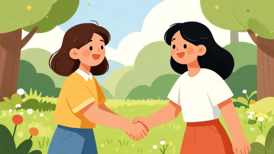 Illustration%20of%20two%20friends%20shaking%20hands%20with%20joyful%20expressions%20in%20a%20sunny%20park%20setting%2C%20vibrant%20colors%2C%20illustrated%20style