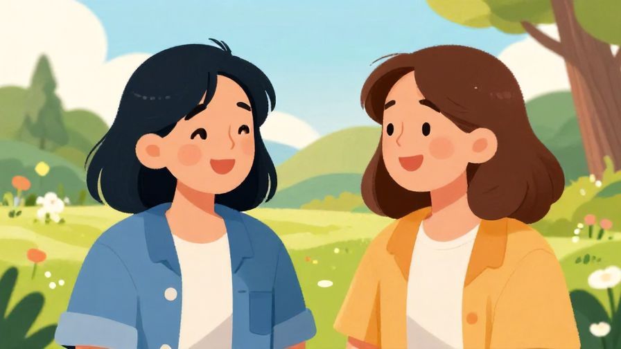Illustration%20of%20two%20friends%20smiling%20and%20talking%20with%20joyful%20expressions%20in%20a%20park%20setting%2C%20bright%20colors%2C%20illustrated%20style
