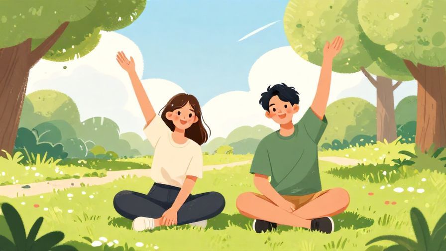 Illustration%20of%20two%20friends%20smiling%20and%20stretching%20in%20a%20park%20during%20a%20break%2C%20with%20bright%20sunlight%20and%20green%20trees%2C%20illustrated%20style