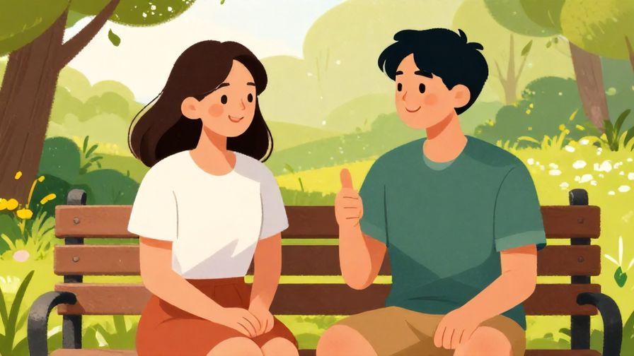 Illustration%20of%20two%20friends%20smiling%20and%20chatting%20on%20a%20bench%20in%20a%20sunny%20park%2C%20expressing%20approval%20and%20encouragement%2C%20vibrant%20colors%2C%20illustrated%20style