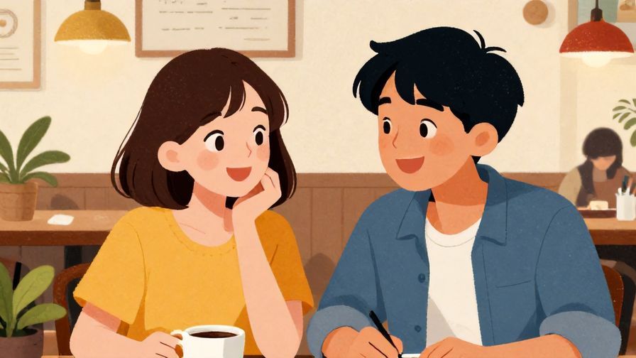 Illustration%20of%20two%20friends%20smiling%20and%20chatting%20with%20curious%20expressions%20in%20a%20cozy%20cafe%20setting%2C%20detailed%20background%2C%20vibrant%20colors%2C%20illustrated%20style