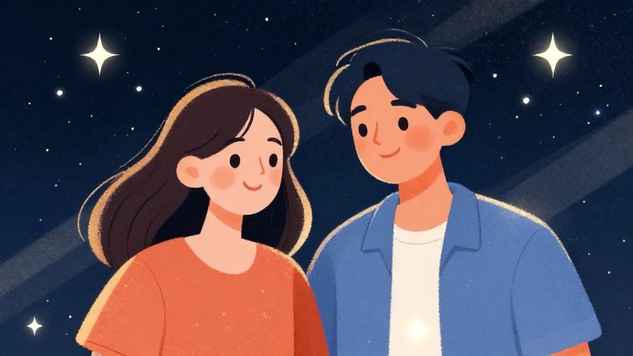 Illustration%20of%20two%20friends%20smiling%20under%20a%20starry%20night%20sky%2C%20with%20sparkling%20stars%20and%20soft%20light%20rays%20around%20them%2C%20vibrant%20colors%2C%20illustrated%20style