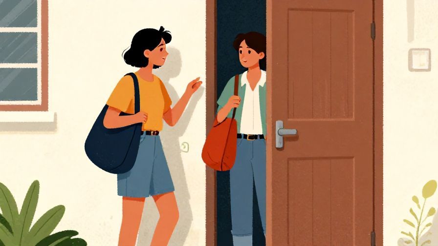 Illustration%20of%20two%20friends%20standing%20near%20a%20door%20with%20bags%2C%20one%20asking%20the%20other%20if%20they%20are%20ready%20to%20leave%2C%20vibrant%20colors%2C%20illustrated%20style