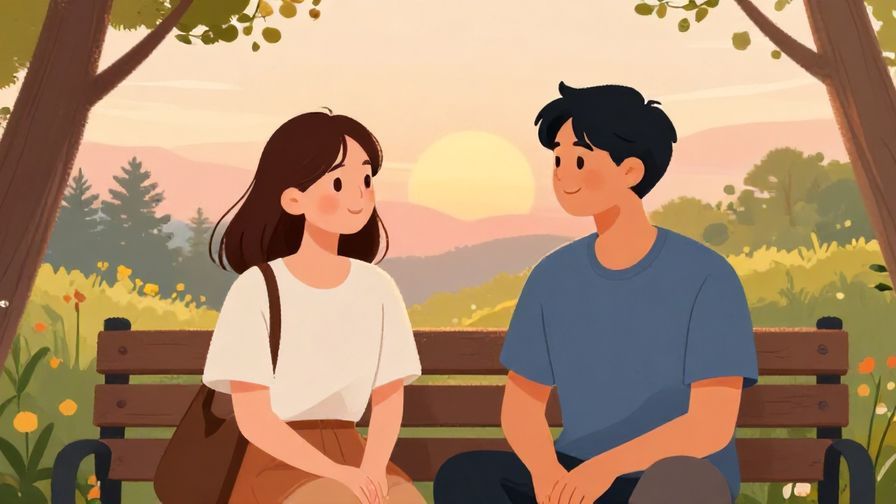 Illustration%20of%20two%20friends%20talking%20on%20a%20bench%20with%20gentle%20sunset%20lighting%20and%20soft%20expressions%2C%20colorful%20park%20background%2C%20illustrated%20style