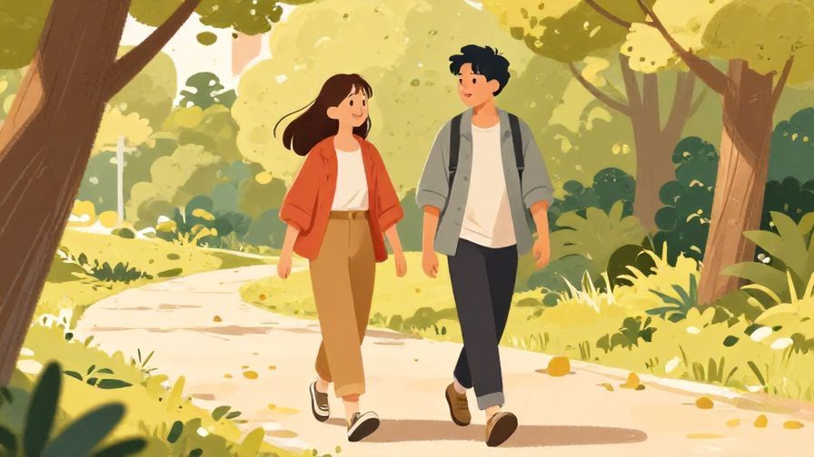 Illustration%20of%20two%20friends%20walking%20slowly%20through%20a%20park%2C%20smiling%20and%20enjoying%20the%20moment%2C%20warm%20colors