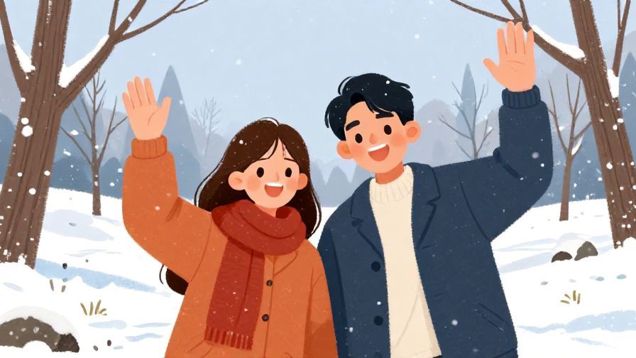 Illustration%20of%20two%20friends%20waving%20goodbye%20with%20smiles%20in%20a%20snowy%20park%20setting%2C%20illustrated%20style%2C%20vibrant%20colors