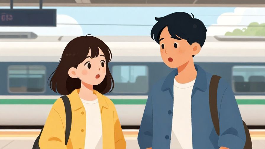 Illustration%20of%20two%20people%20looking%20at%20each%20other%20in%20surprise%20on%20a%20train%20platform%2C%20bright%20colors%2C%20illustrated%20style