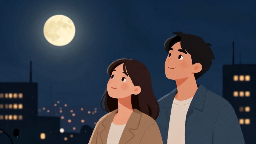 Illustration%20of%20two%20people%20looking%20up%20at%20the%20moon%20in%20a%20cityscape%20at%20night%2C%20casual%20friendly%20expression