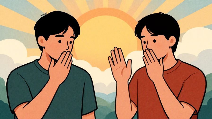 Illustration%20of%20two%20people%20nodding%20in%20agreement%20to%20stop%20an%20activity%2C%20with%20warm%20sun rays%20and%20soft%20clouds%20in%20background%2C%20illustrated%20style