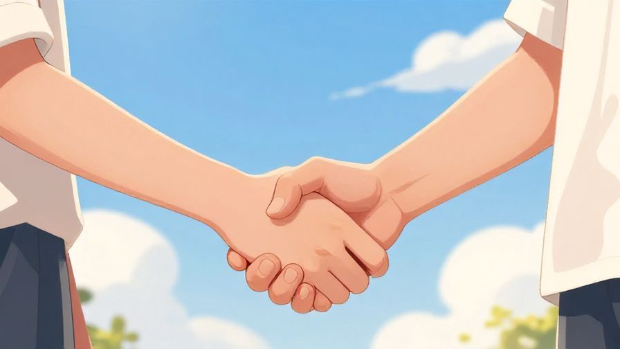 Illustration%20of%20two%20people%20shaking%20hands%20firmly%20under%20a%20sunny%20sky%2C%20emphasizing%20a%20promise%20being%20kept%2C%20bright%20colors%2C%20illustrated%20style