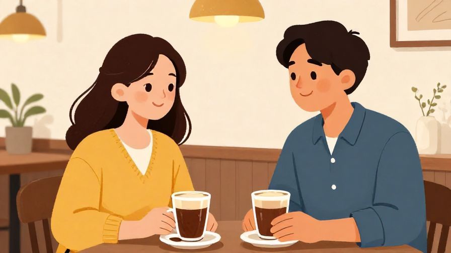Illustration%20of%20two%20people%20smiling%20politely%20and%20chatting%20in%20a%20cozy%20cafe%2C%20illustrated%20style